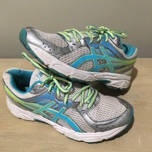 Green & Blue ASICS Sneakers